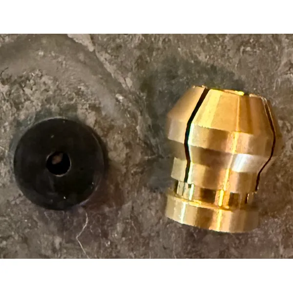 Collet for BR 22 og tyt håndtak til10 mm cutting rod