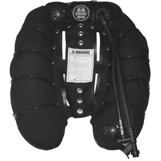 OMS Deep Ocean Wing Svart 60lbs-27kg