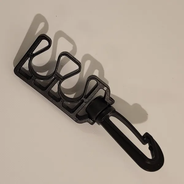 Octopus-holder, svart, Poseidon